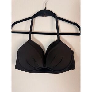 Victoria's Secret The Angel Convertible Bikini Top Black 36D Padded Underwire